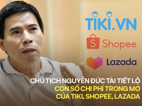 Chủ tịch Nguyễn Đức Tài tiết lộ “con số trong mơ” mà rất lâu Tiki, Shopee, Lazada mới đuổi kịp TGDĐ, FPT Retail