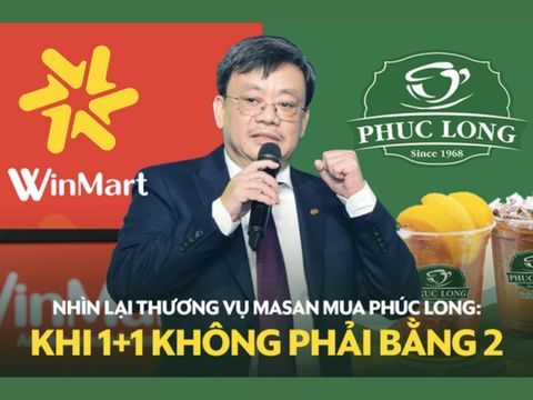 Nhìn lại thương vụ Masan thâu tóm Phúc Long: Khi 1+1 không phải lúc nào cũng bằng 2