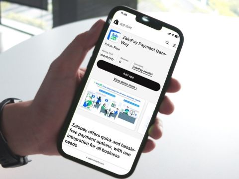ZaloPay mở cổng thanh toán trên Shopify