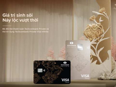 Ra mắt Techcombank Private: Bộ đôi thẻ thanh toán và thẻ tín dụng phiên bản giới hạn dành cho hội viên cao cấp   
