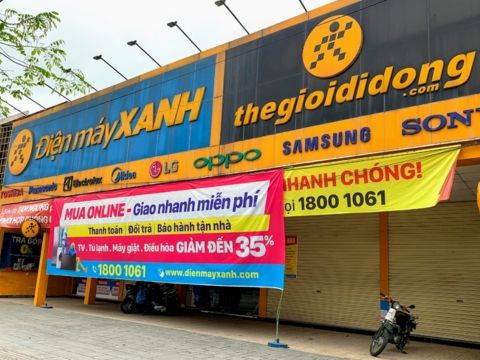 Thế “bánh kẹp” của Thế Giới Di Động và FPT Shop