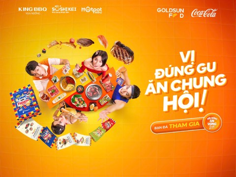 Từ bàn ăn đến bàn game, Goldsun Food và Coca-Cola mang đến trải nghiệm ăn uống độc đáo cho thực khách