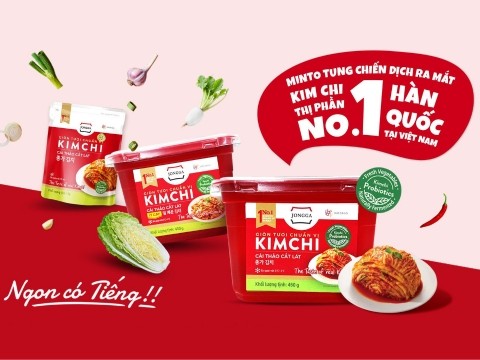 Minto Vietnam cùng Kimchi JONGGA chinh phục thị trường Việt
