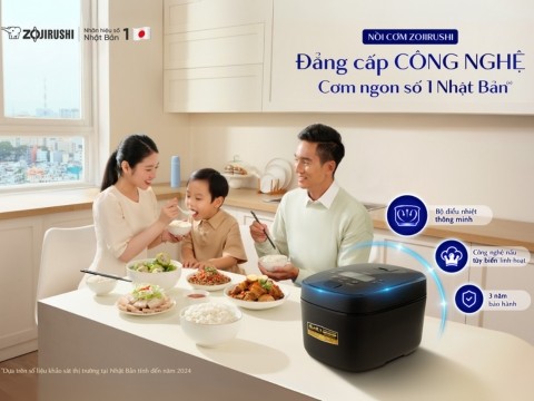 Zojirushi làm mới hình ảnh và thông điệp tại Việt Nam: Khi “mỗi hạt cơm” trở thành biểu tượng nghệ thuật ẩm thực