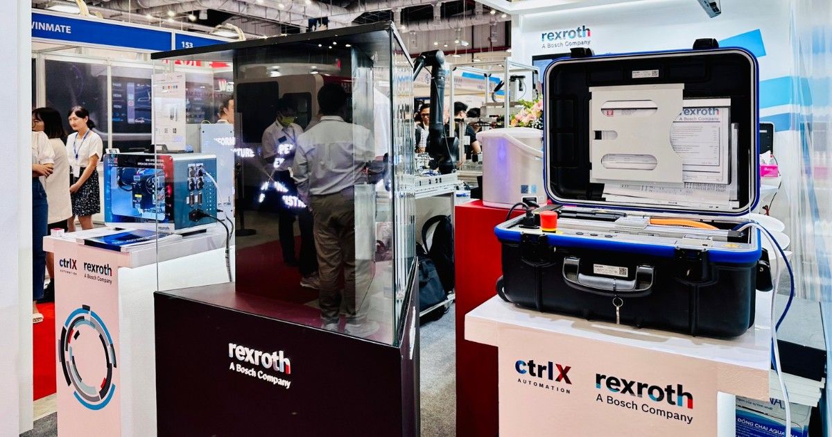 Bosch Rexroth giới thiệu giải pháp công nghệ tự động hóa nhà máy tại Triển lãm Công nghiệp Quốc tế 2023