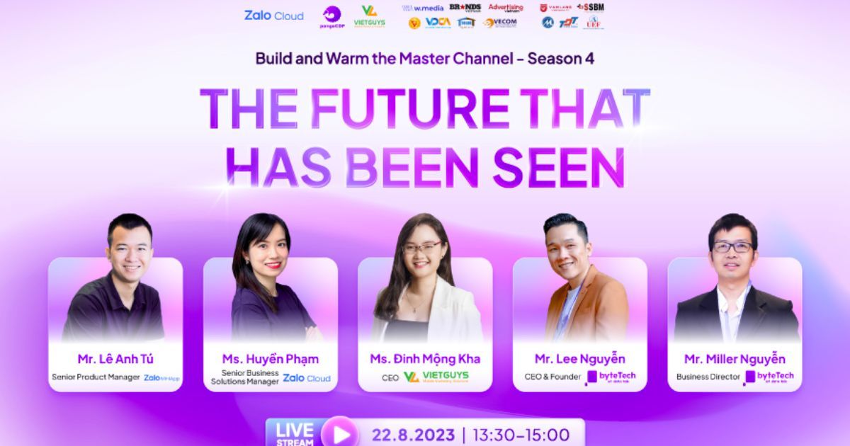 Mời tham dự sự kiện về Social App - Chất liệu để xây dựng kênh tương tác “The Master Channel”