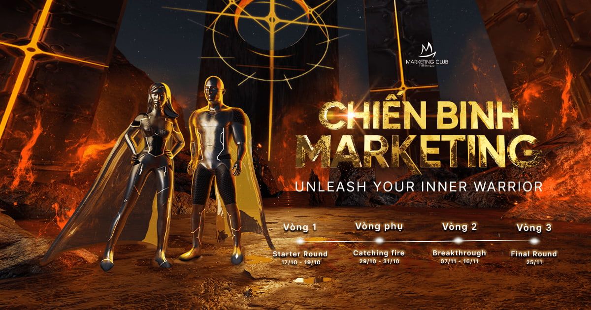 Chính thức mở đơn đăng ký cuộc thi Chiến Binh Marketing 2023: “Unleash Your Inner Warrior”