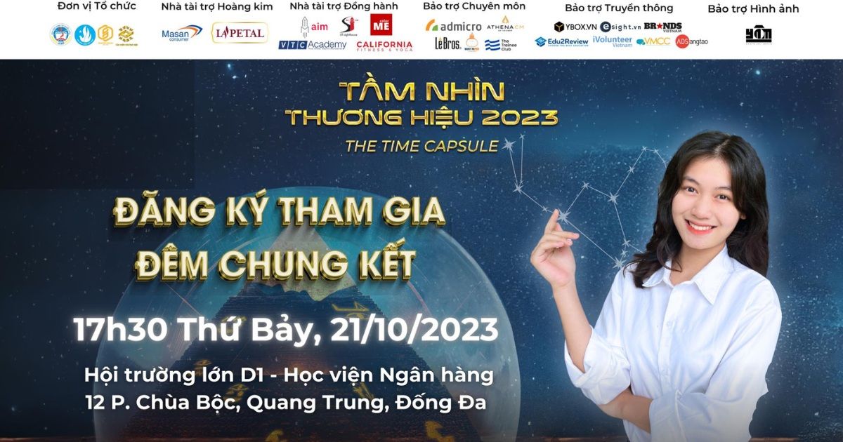 Mời tham dự Chung Kết cuộc thi Tầm Nhìn Thương Hiệu 2023: Ai sẽ là người chinh phục tri thức của nhân loại?