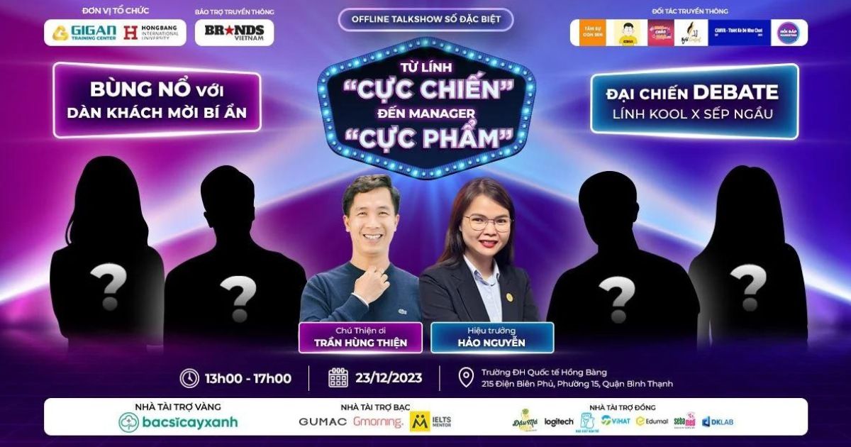Mời tham dự Special Show: Từ lính “cực chiến” đến Manager “cực phẩm”