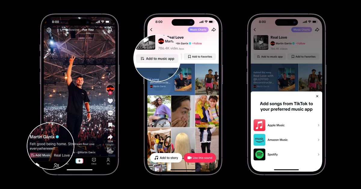 TikTok ra mắt tính năng “Add to Music App”