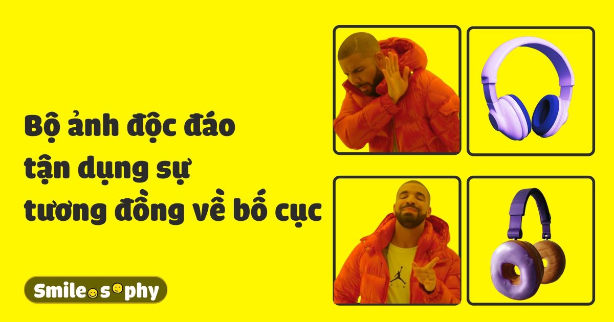 [Cười & Ngẫm] Bộ ảnh độc đáo tận dụng sự tương đồng về bố cục