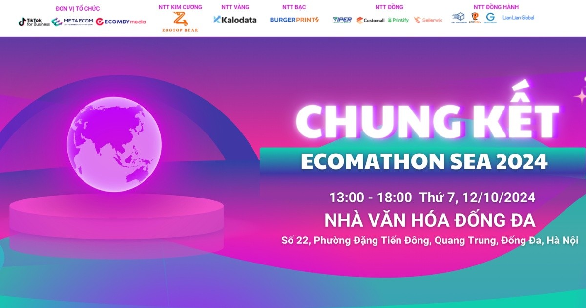 [Hà Nội] Phát động Chung kết cuộc thi Ecomathon SEA 2024 – “Vươn tầm Đông Nam Á, Bứt phá triệu Đô la”
