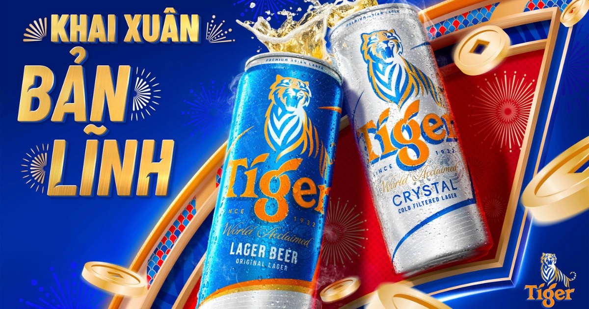 Tiger Beer ra mắt diện mạo mới chào đón mùa lễ hội
