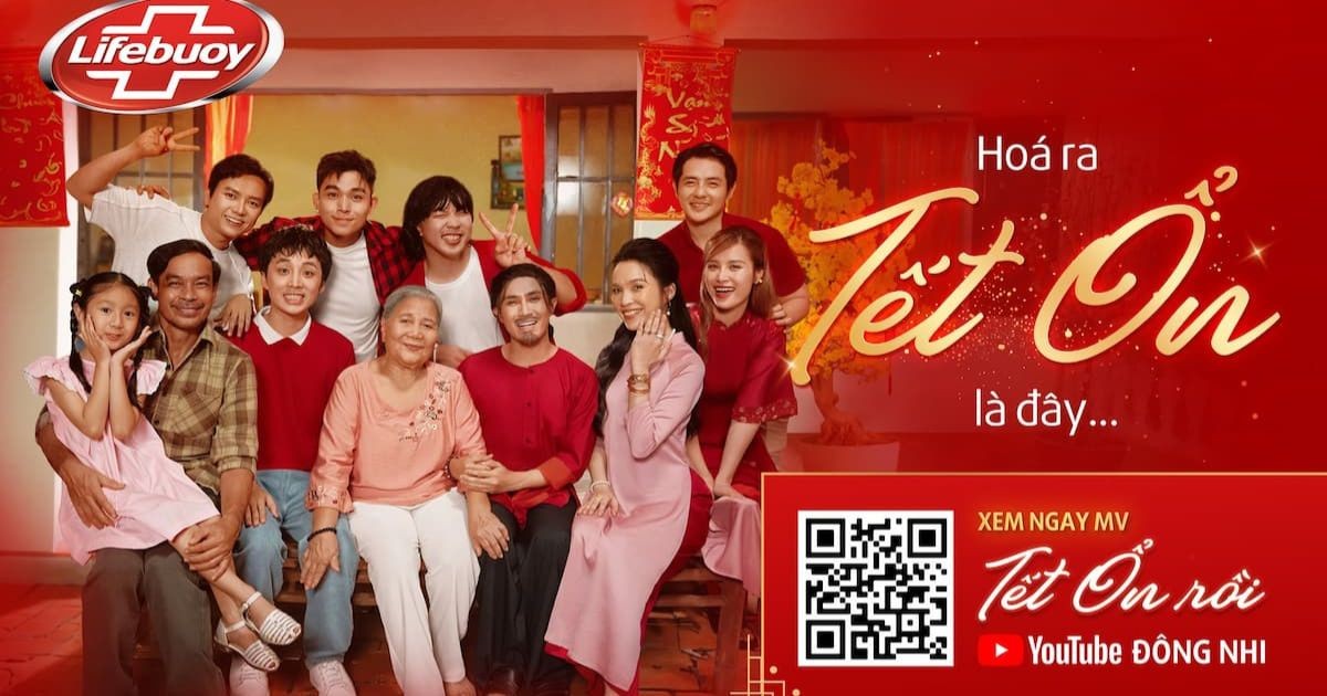 LifeBuoy dẫn đầu đường đua quảng cáo Tết 2024 với hit trending Tết Ổn Rồi