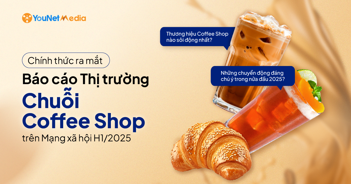 Ra mắt báo cáo thị trường chuỗi Coffee Shop trên MXH H1/2025