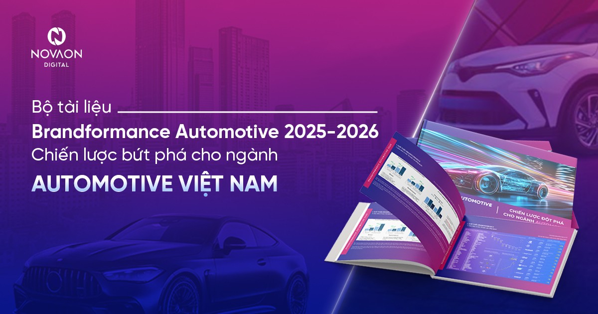 Novaon Digital ra mắt bộ tài liệu Brandformance Automotive 2025-2026: Chiến lược đột phá cho ngành Automotive