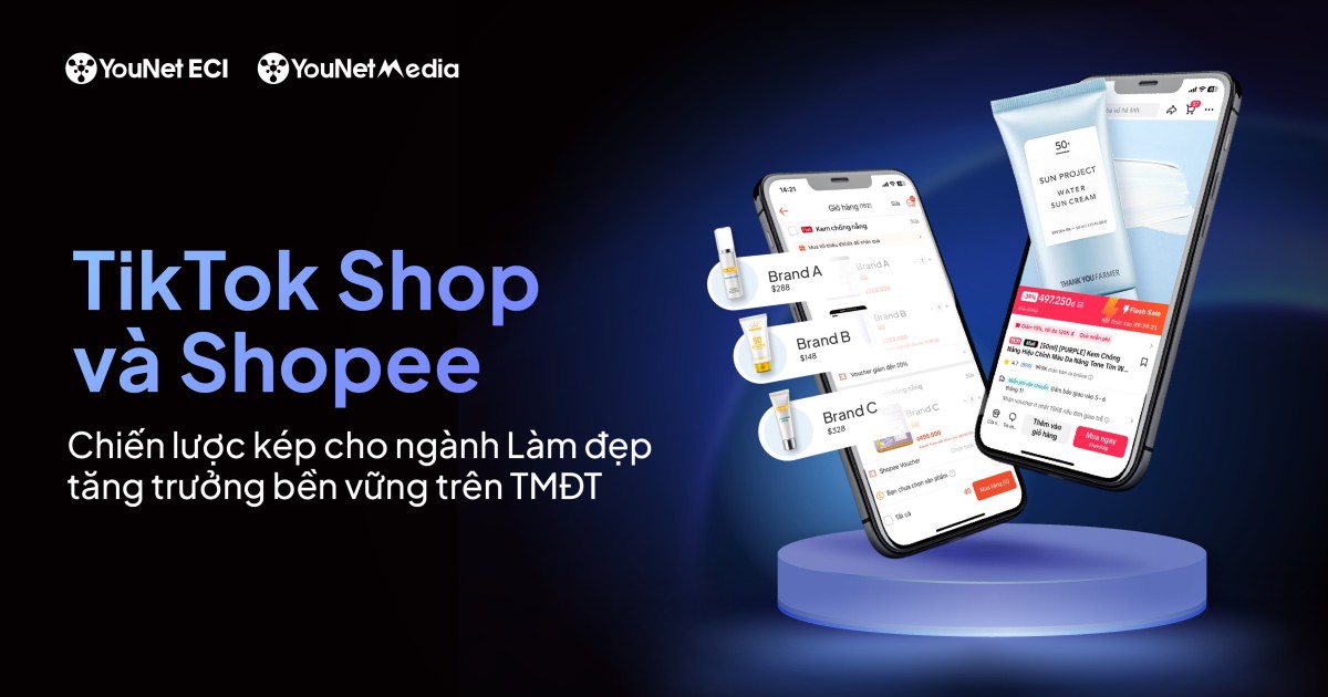Từ TikTok Shop đến Shopee: Chiến lược kép cho tăng trưởng dài hạn của ngành Làm đẹp trên TMĐT năm 2026