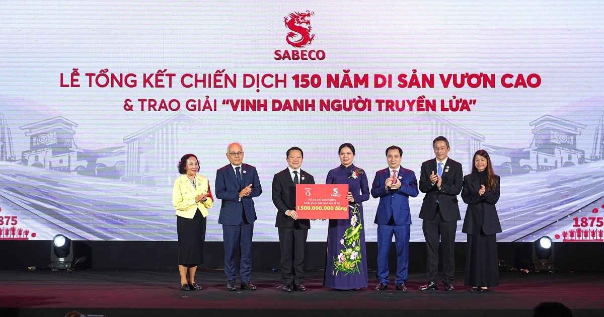 SABECO công bố Top 15 người truyền lửa, khép lại chiến dịch “150 năm di sản vươn cao”