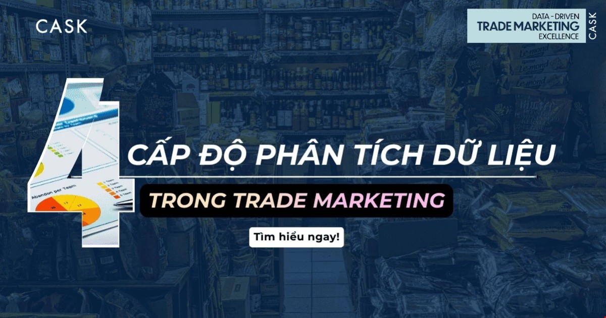 4 cấp độ phân tích dữ liệu trong Trade Marketing