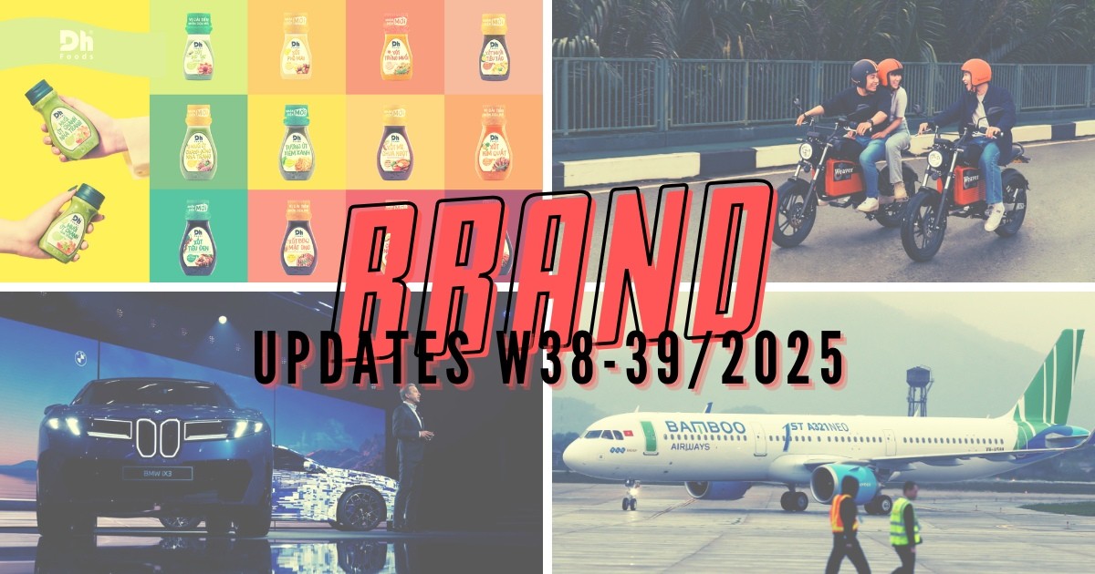 Brand Updates W38-39/2025: Dh Foods đổi nhận diện thương hiệu, Dat Bike nhận đầu tư 22 triệu USD