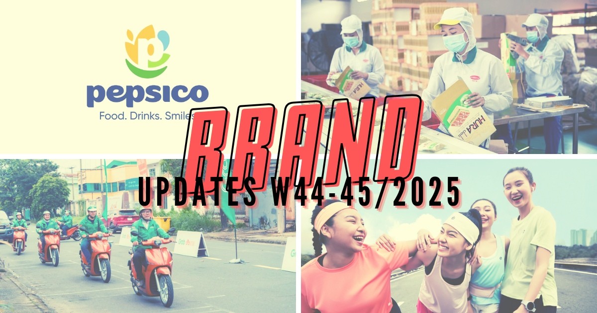 Brand Updates W44-45/2025: PepsiCo ra mắt logo mới, Bibica về tay tập đoàn Indonesia