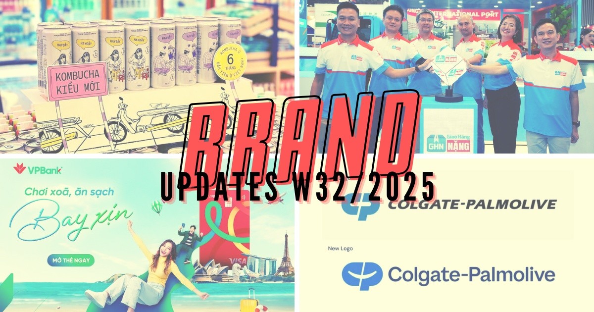Brand Updates W32/2025: Vinamilk trình làng sản phẩm Kombucha, Giao Hàng Nhanh ra mắt thương hiệu Giao Hàng NẶNG