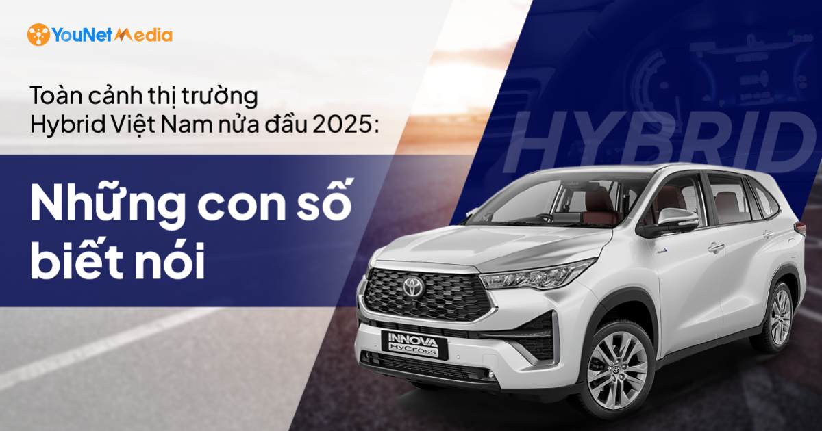 Toàn cảnh thị trường Hybrid Việt Nam nửa đầu 2025: Những con số biết nói