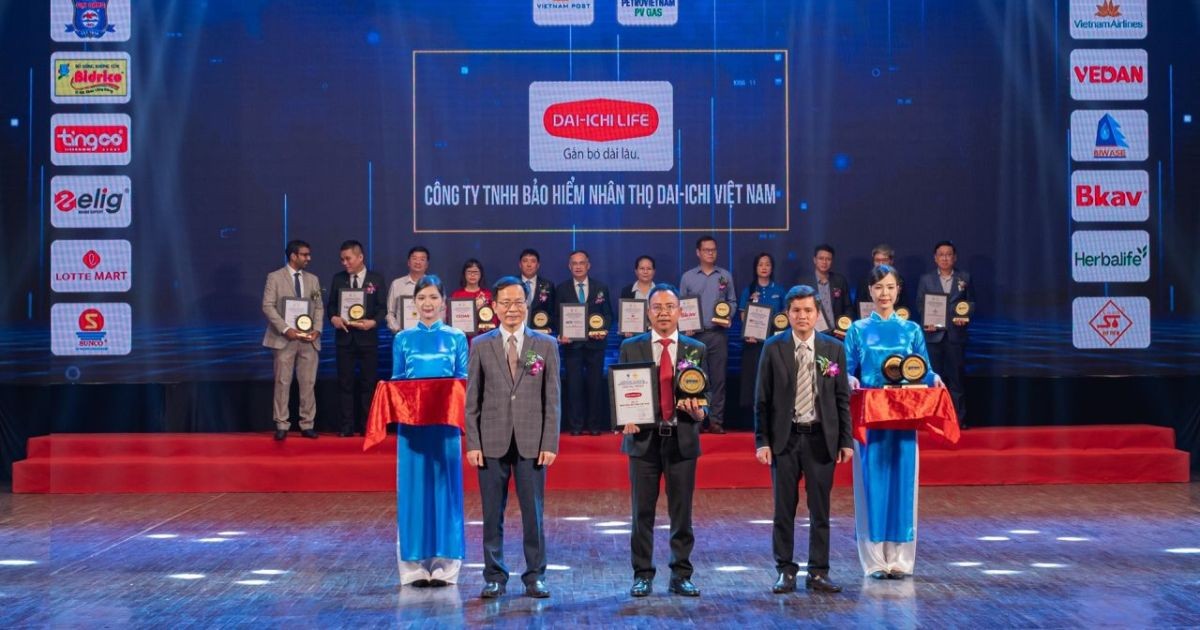 Dai-ichi Life Việt Nam được vinh danh “Top 10 Nhãn hiệu nổi tiếng Việt Nam 2025”
