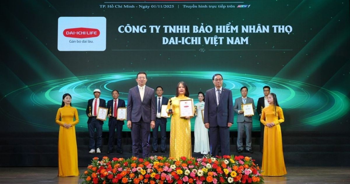 Dai-ichi Life Việt Nam nhận giải thưởng Môi trường làm việc tốt nhất Việt Nam năm 2025
