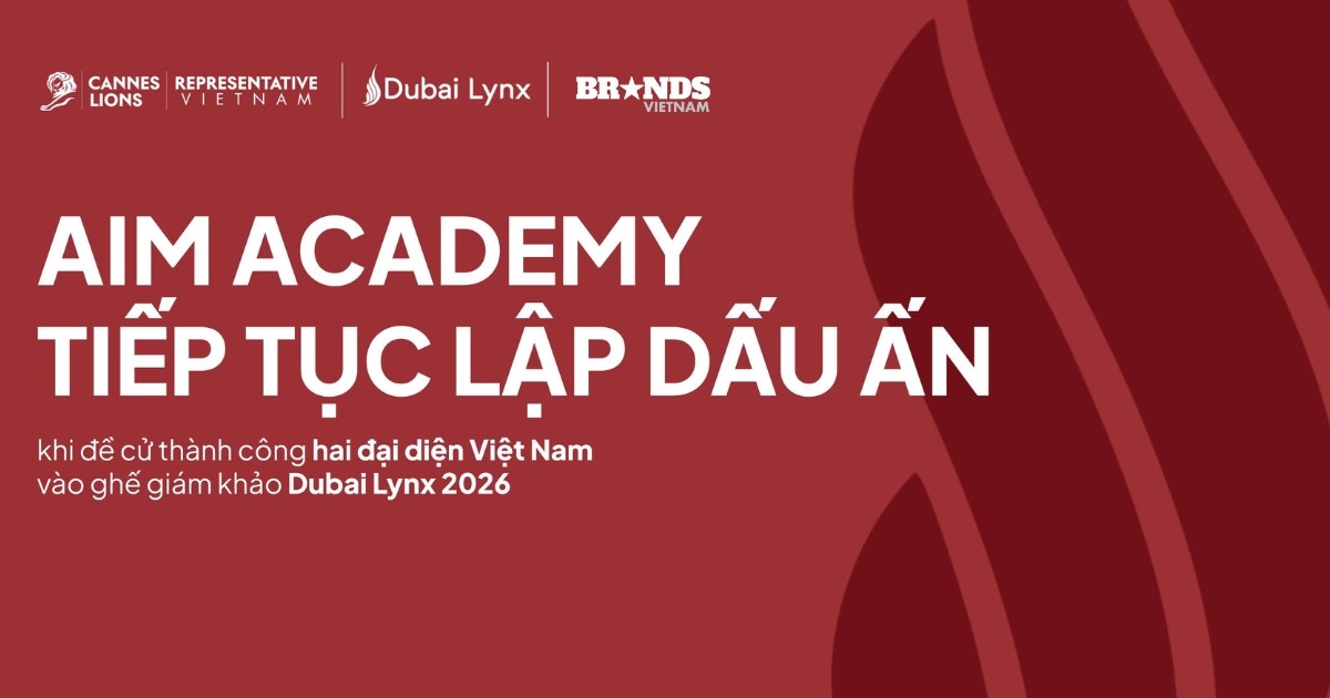 AIM Academy đề cử thành công hai đại diện Việt Nam vào Hội đồng Giám khảo Dubai Lynx 2026