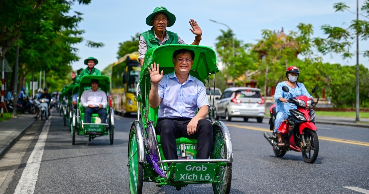 Grab ra mắt dịch vụ Grab xích lô độc đáo, nâng tầm trải nghiệm du lịch Huế