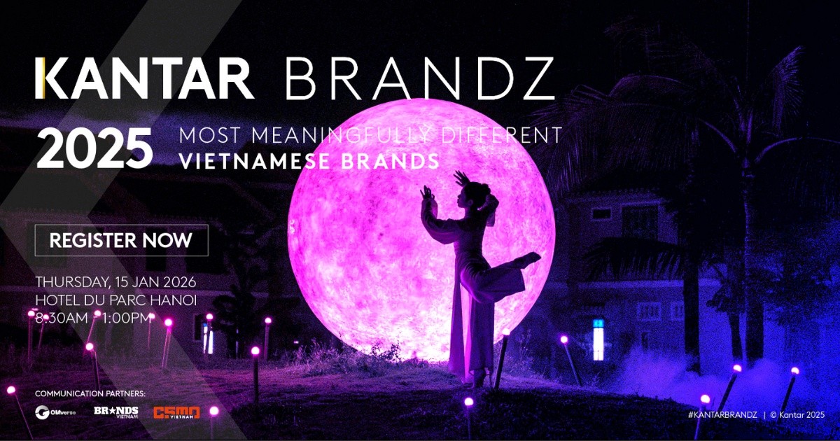 Kantar lần đầu tiên tổ chức BrandZ Vietnam Awards 2025 tại Hà Nội