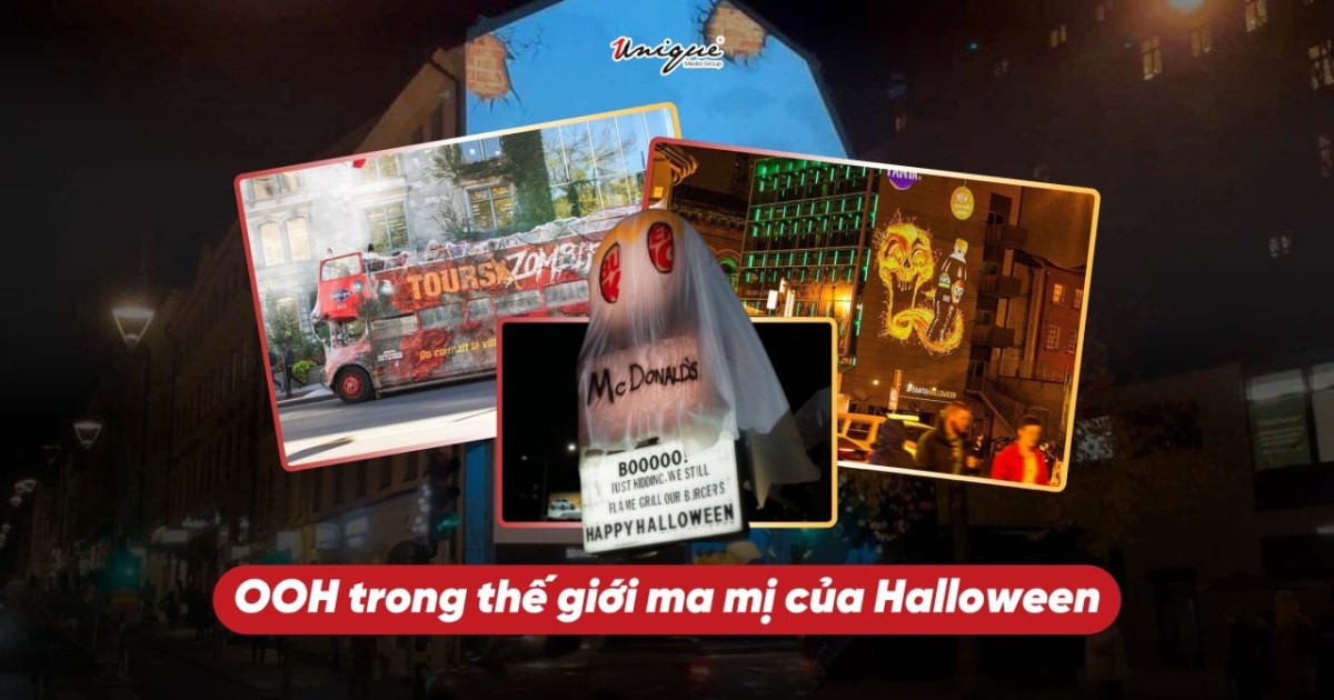 Khi OOH bước vào thế giới của những cơn ác mộng với loạt chiến dịch sáng tạo mùa Halloween