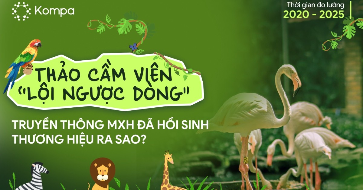 Kompa.ai: Thảo Cầm Viên “lội ngược dòng” – Truyền thông mạng xã hội đã hồi sinh thương hiệu ra sao?