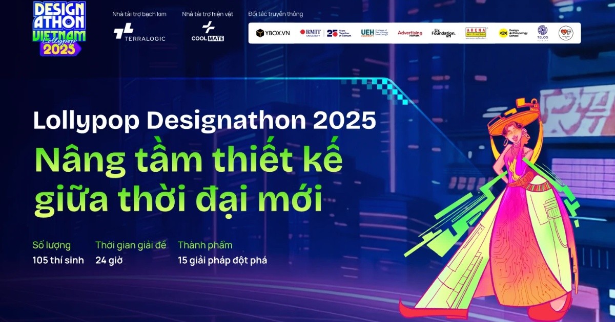 [Recap] Lollypop Designathon Vietnam 2025: Sân chơi thiết kế UI/UX – bứt phá cùng AI