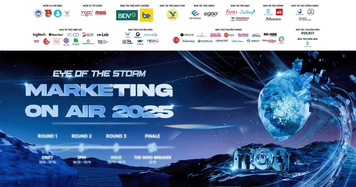 Marketing On Air 2025 chính thức công bố đề bài Vòng 1