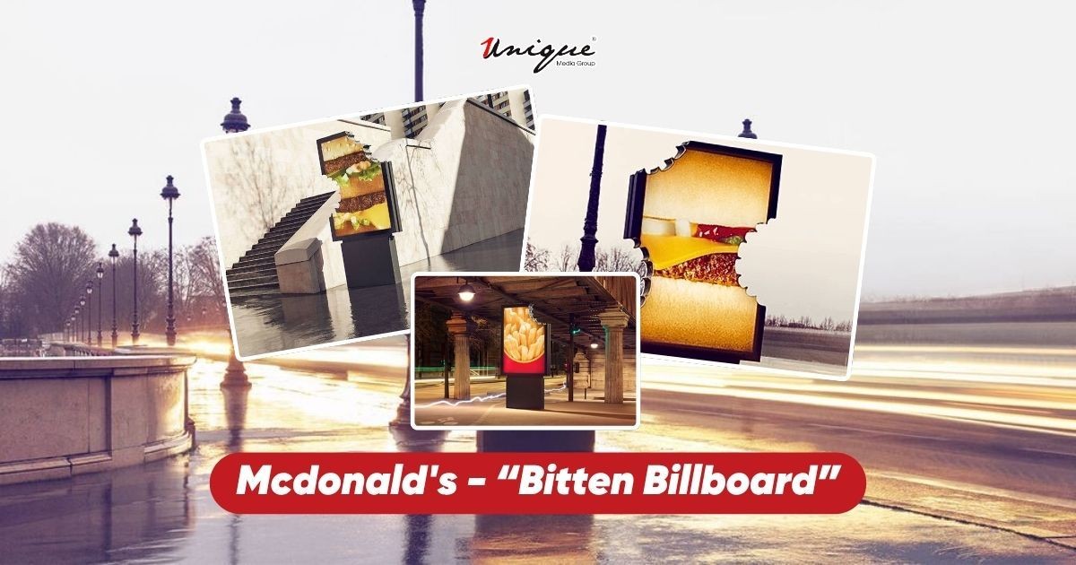 Khi McDonald’s biến Billboard thành món ăn “ngon khó cưỡng” khiến ai đi qua cũng muốn cắn thử