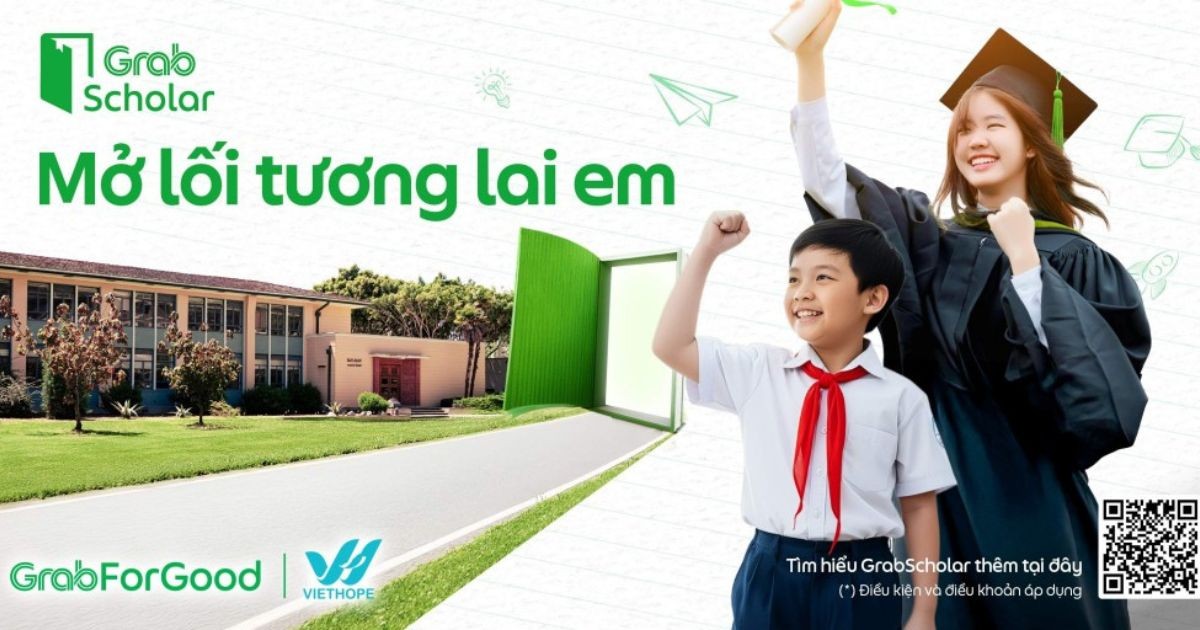Grab triển khai chương trình học bổng GrabScholar dành cho học sinh, sinh viên Việt Nam
