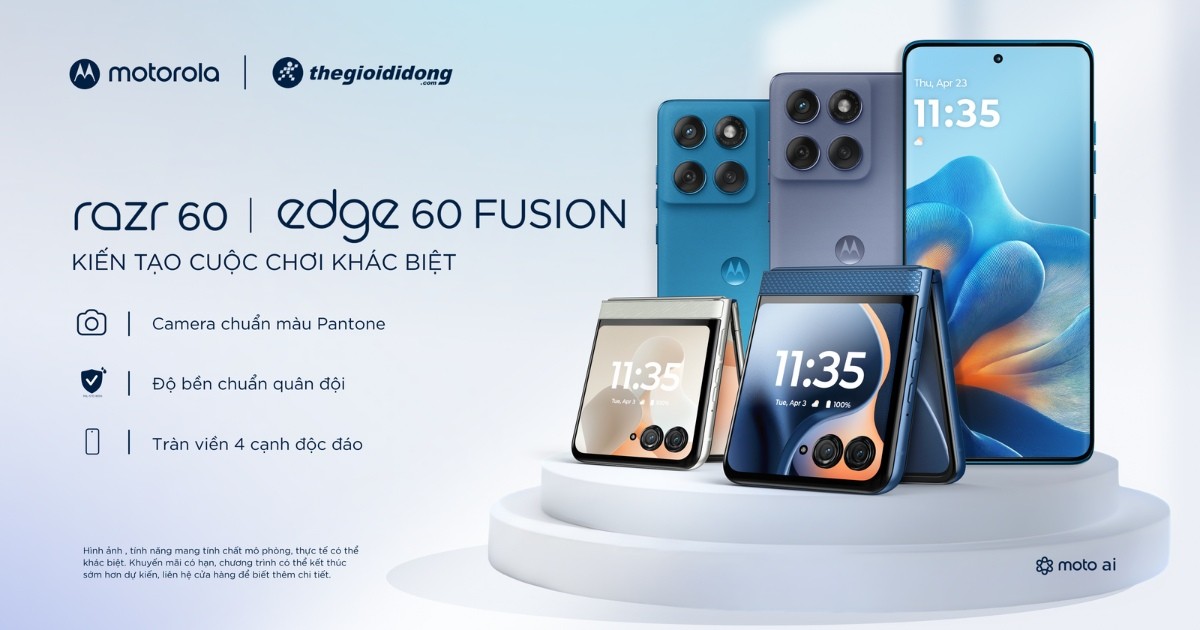 Motorola tái xuất thị trường Việt Nam với loạt sản phẩm thiết bị di động thế hệ mới