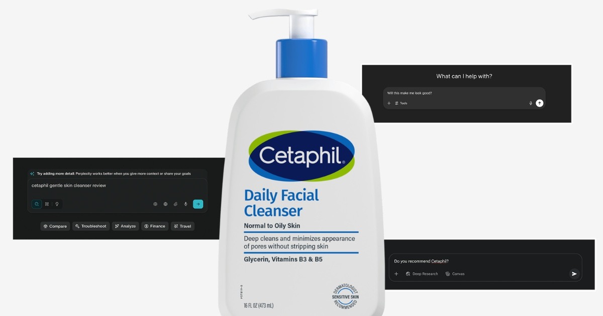 Cetaphil điều chỉnh nội dung sản phẩm trực tuyến nhằm thân thiện hơn với AI