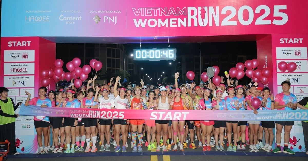 “Sống đẹp” – Thông điệp nhân văn từ PNJ tại Vietnam Women Run 2025