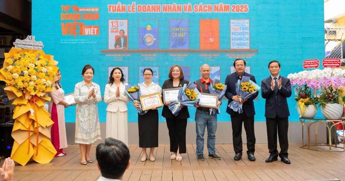 “Khát vọng vươn mình” – Saigon Books ghi dấu ấn tại Tuần lễ Doanh nhân và Sách 2025