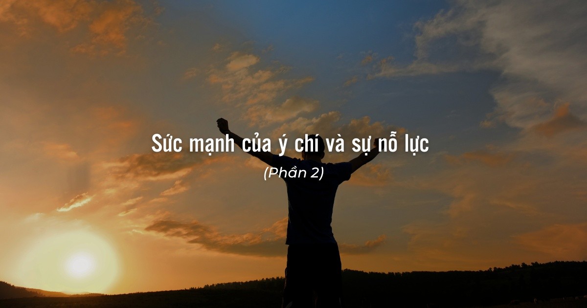 Sức mạnh của ý chí và sự nỗ lực (Phần 2)
