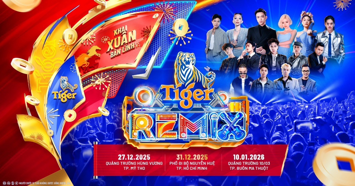 Tiger Remix 2026 lần đầu xuất hiện chuỗi hoạt động “săn lộc” độc đáo