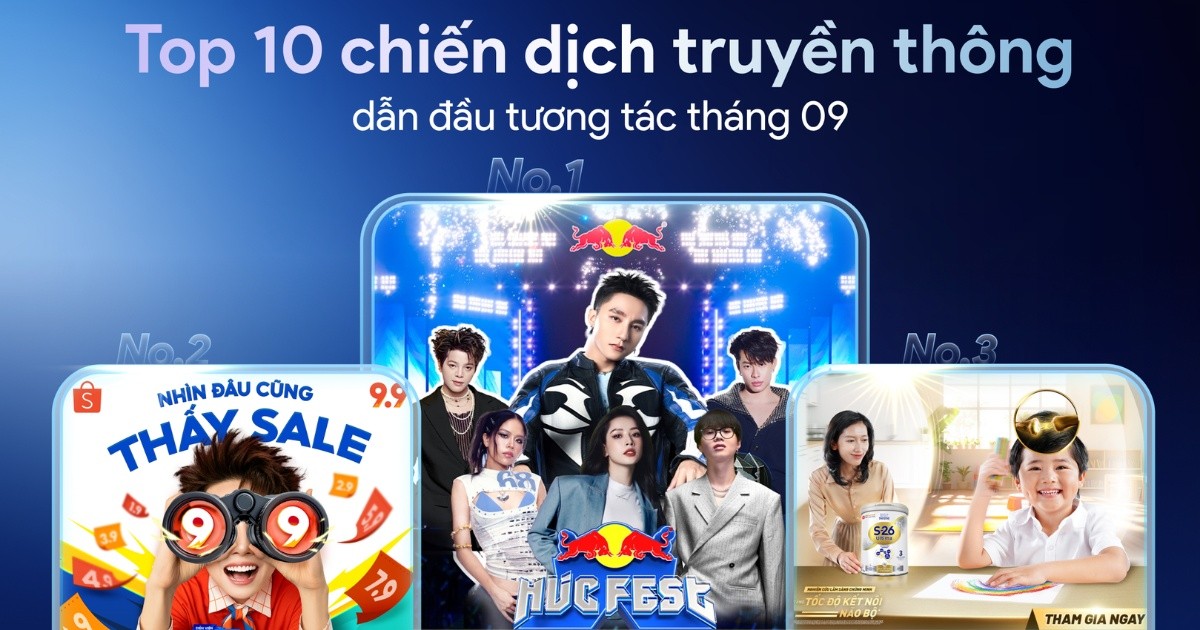 Kompa.ai: Top 10 chiến dịch truyền thông nổi bật của tháng 9/2025