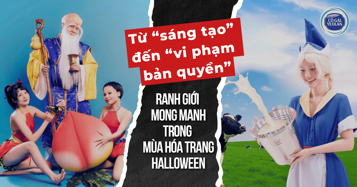 Từ “sáng tạo” đến “vi phạm bản quyền”: Ranh giới mong manh trong mùa hóa trang Halloween