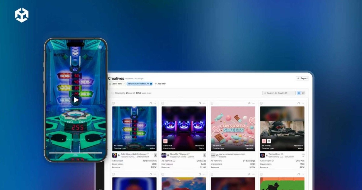 Unity cung cấp công cụ Ad Quality miễn phí, nâng cao trải nghiệm quảng cáo và giữ chân người chơi