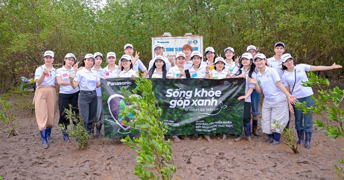 Chạm mốc kỷ lục 1 triệu cây, Panasonic cùng cộng đồng viết tiếp hành trình “Sống khỏe góp xanh”