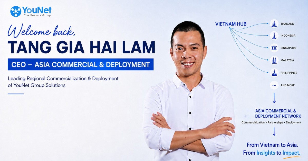 YouNet Group bổ nhiệm CEO Asia Commercial & Deployment