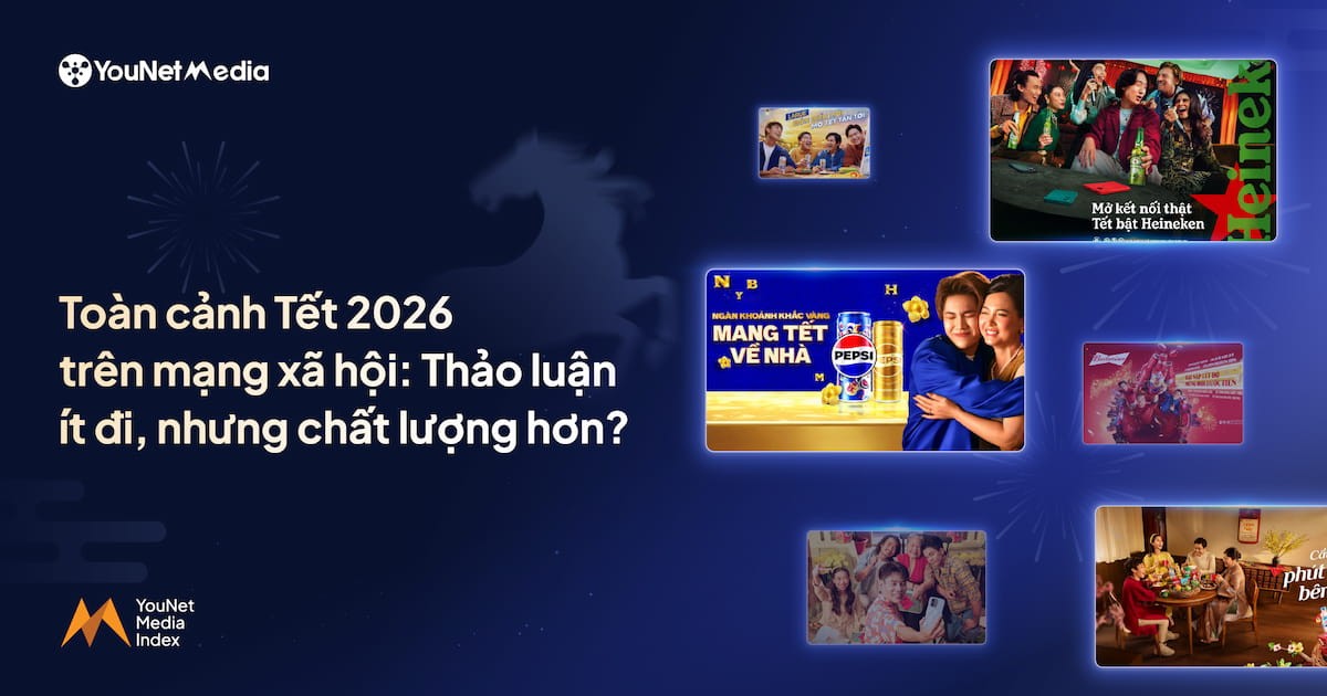 Toàn cảnh chiến dịch Tết 2026: Lượng thảo luận giảm và sự dịch chuyển về chất lượng